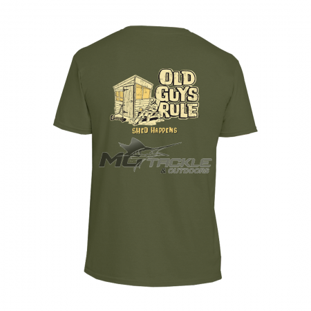 Old Guys Rule Shed Happens T-Shirt