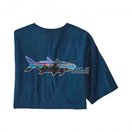 Patagonia Mens Fitz Roy Fish Organic T-Shirt