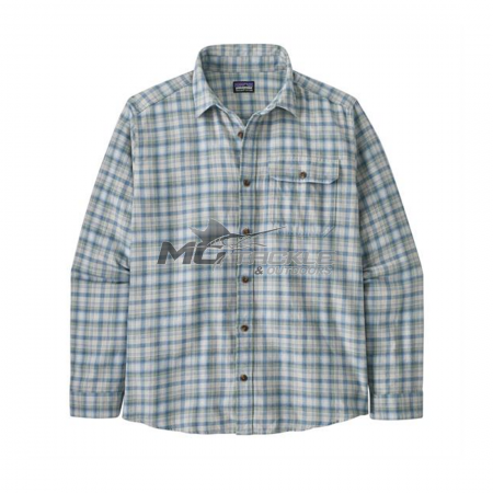 Patagonia Mens Long Sleeve Cotton In Conversion Lightweight Fjord Flannel Shirt