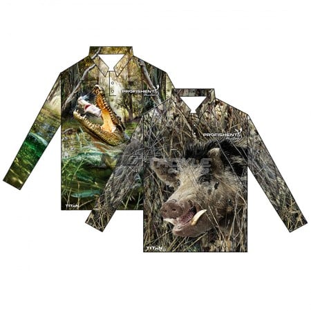 Profishent Sublimated Long Sleeve Fishing Shirt