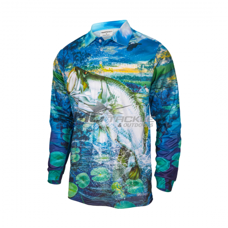 Samaki Adults Billabong Barra Long Sleeve Shirt