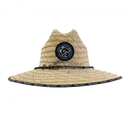Samaki Barramundi Patch Straw Hat