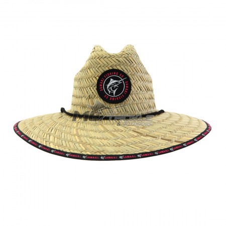 Samaki Womens Marlin Patch Straw Hat