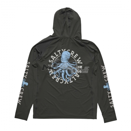 Salty Crew Tentacles Hooded Masked Sunshirt