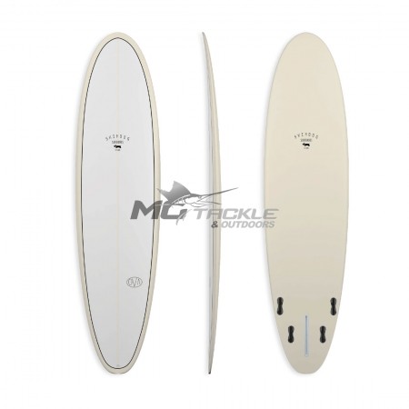 Skin Dog The OVA Thunderbolt Red Longboard - FCS2 Fins
