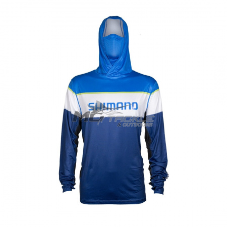 Shimano Hooded Tech Tee Long Sleeve Shirt