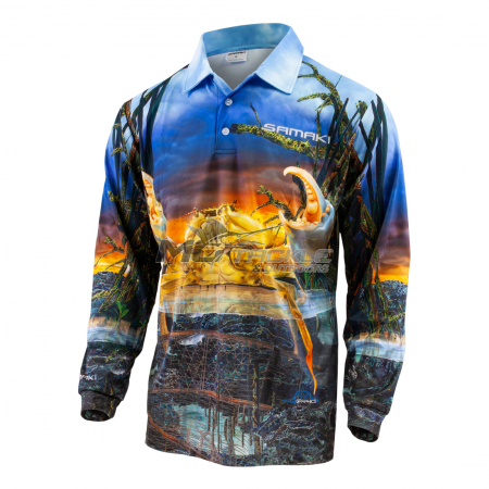 Samaki Mudcrab Long Sleeve Shirt - Adult