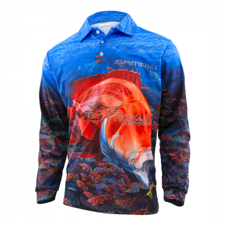 Samaki Red Emperor Long Sleeve Shirt - Adult