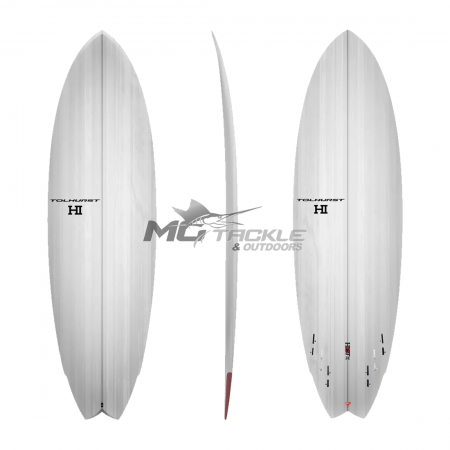 Tolhurst HIBT 3+3 Thunderbolt Red Surfboard
