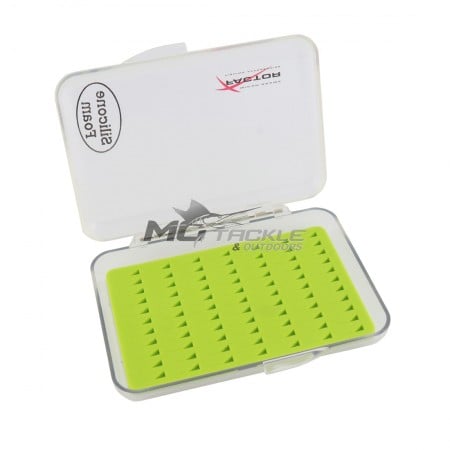 X-Factor Silicone Triangular Slit Foam Clear Fly Box