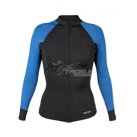 Xcel Womens Axis 1.5/1mm Long Sleeve Front Zip Jacket