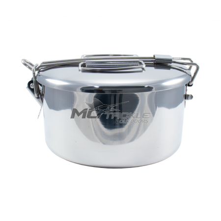 Zebra Stainless Steel Round Lunch Box