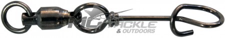 Mustad Ultrapoint Ball Bearing Swivel w/ Fastach Clip