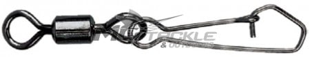 Wilson Black Rolling Swivel w/ Hook Snap - 10 Pack