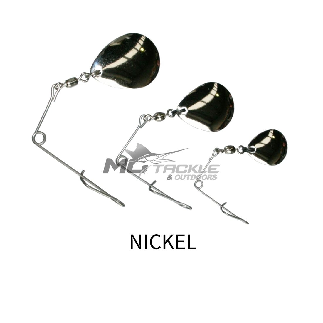 TT Lures Gold Colorado Spinner Blades - 3-Pack Brass Spinners For Jig & Soft Plastic Rigs