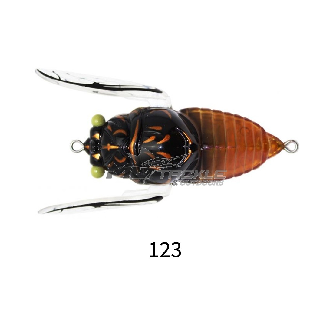 Leurre TIEMCO Critter Cicada Jumbo – 13g – Flottant – Coloris 047 Wasp