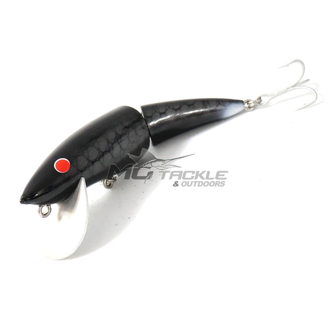 black dog fishing lures Wood Lunker Punker Custom Paint