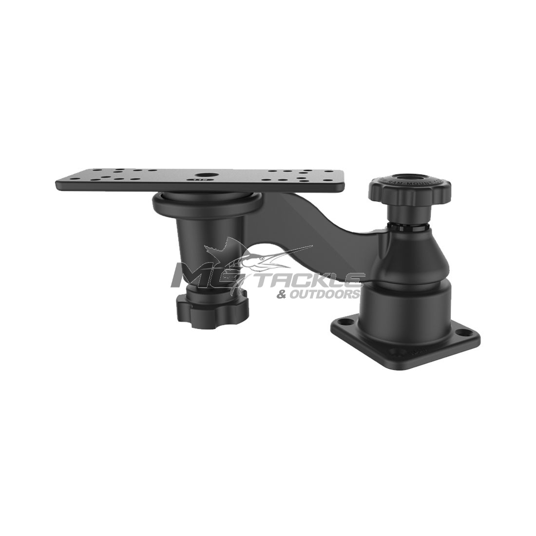 RAM 6in Swing Arm Mount Horizontal Base MoTackle & Outdoors