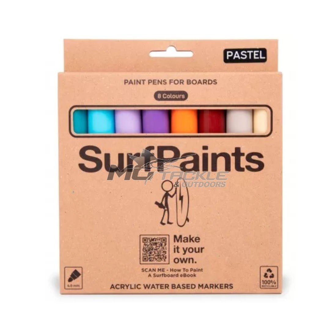 Surfpaints Pastel Paint Pens For Surfboards MoTackle Outdoors