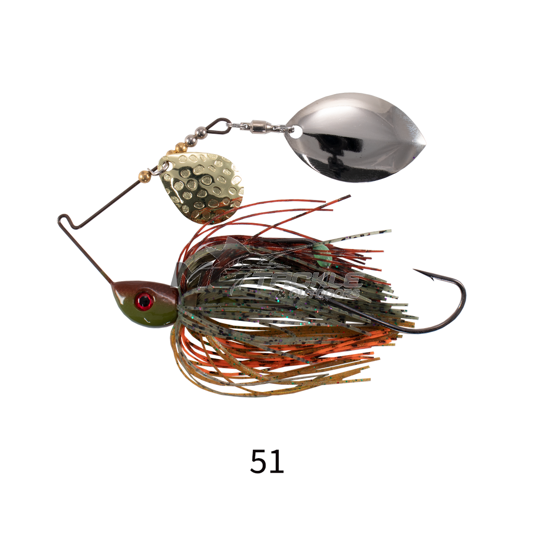 Bassman Shorty Compact Mag Willow Spinnerbait | MoTackle & Outdoors
