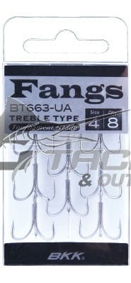 BKK Fangs BT663-UA-4X Ultra Antirust Treble | MoTackle & Outdoors