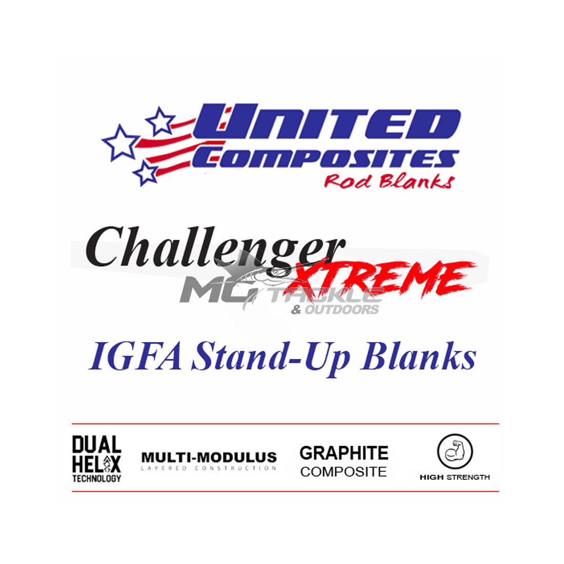 United Composites Challenger Xtreme Rod Blanks MoTackle & Outdoors