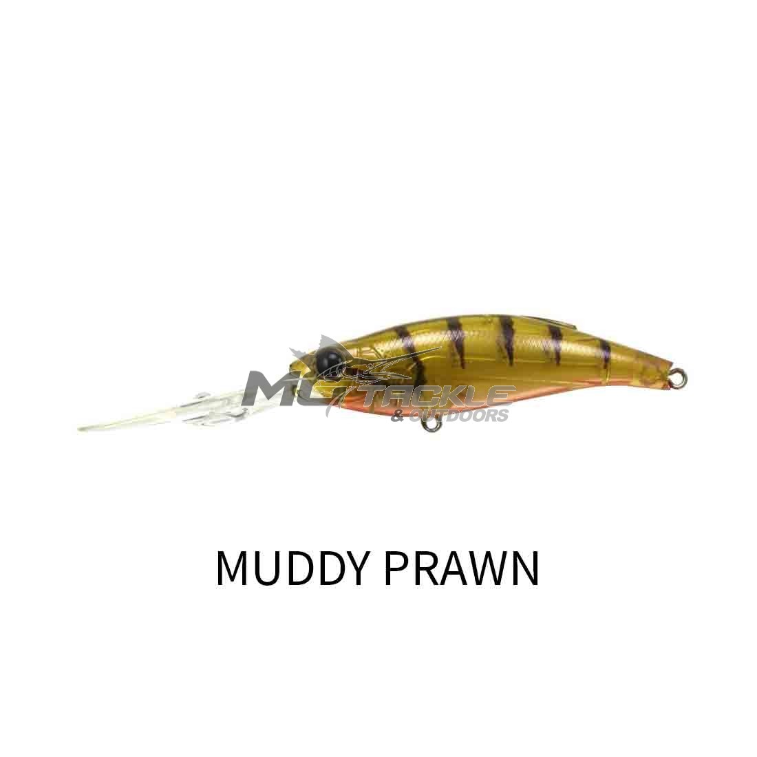 Atomic Hardz Power Minnow Mid Hard Body Lure 100mm Prawn Cracker