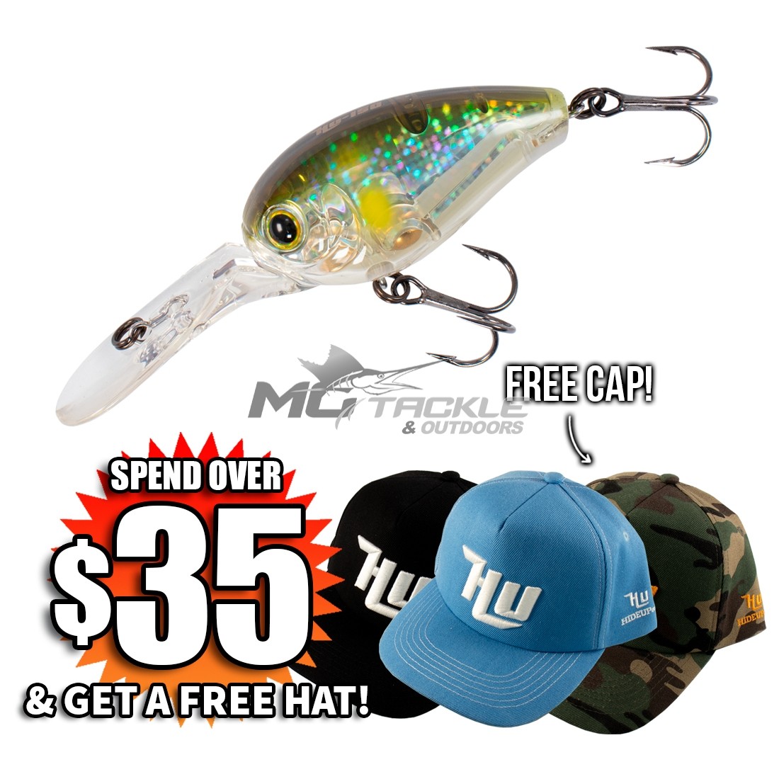 Hideup HU-150 Lure | MoTackle & Outdoors