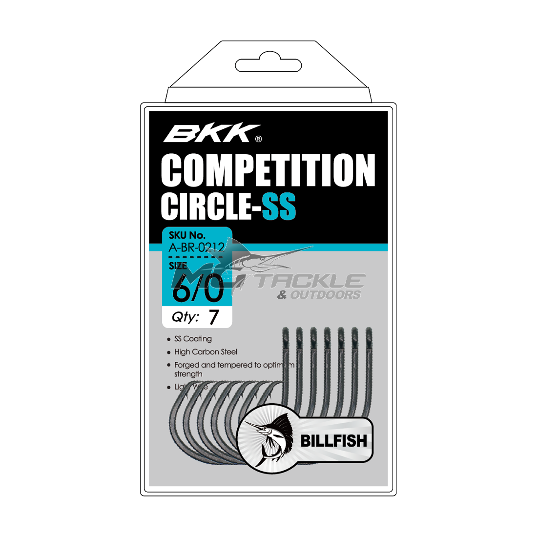 BKK Competition Circle SS Hook Bulk Pack | MoTackle & Outdoors