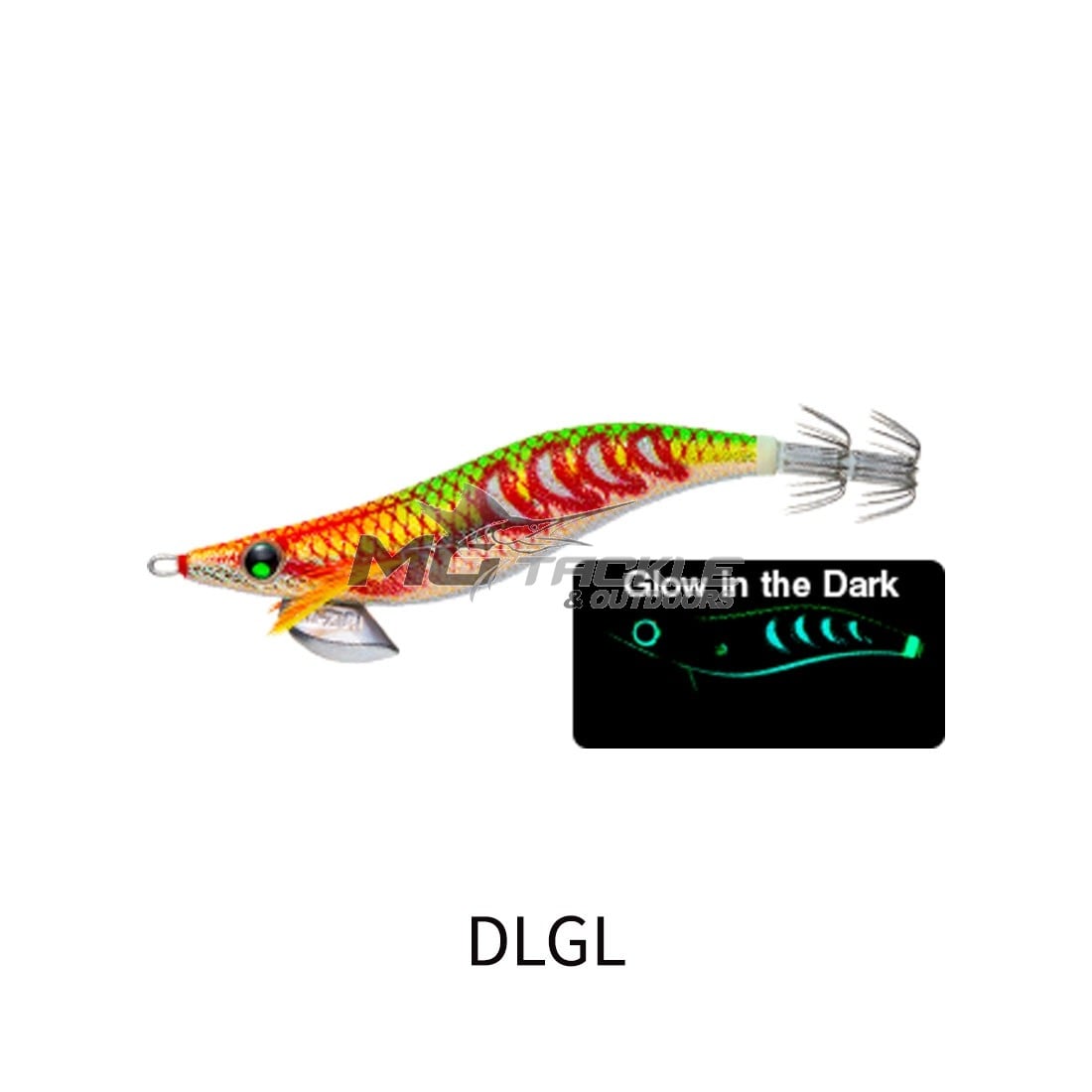 Leurre De Seiche Yo Zuri Egi EZ-Q Dartmaster Search 2.5 - Double Glo A1760-DLRP