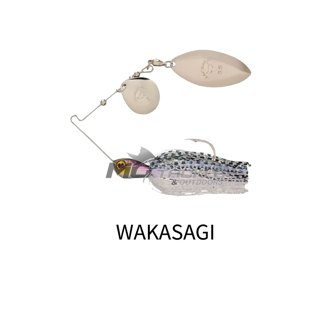 Leurre De Pêche Jackall Spinner Bait Super Eruption JR – 1/4 Oz – Konin Gill Stripe