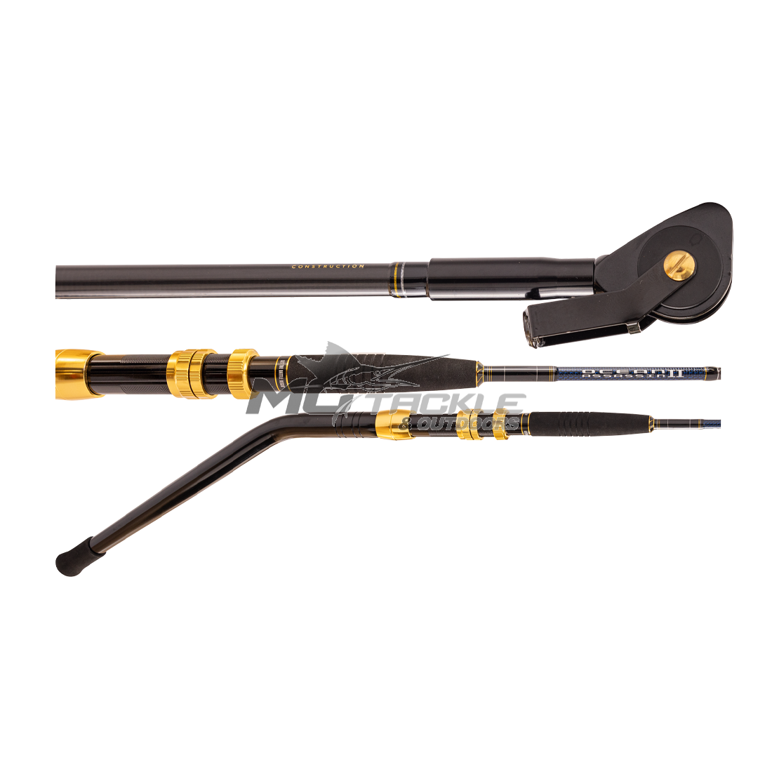 Penn Ocean Assassin 8' 2-Piece Spinning Rod – 802XXH – PE 6-10 – Fuji Alconite K-Guides