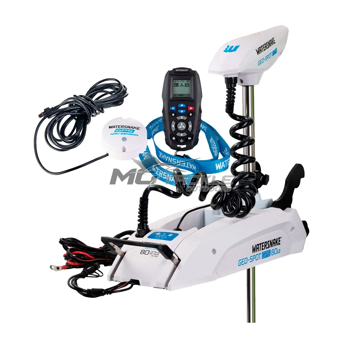 Watersnake Geo Spot GPS 80/66 Bow Mount Electric Motor MoTackle