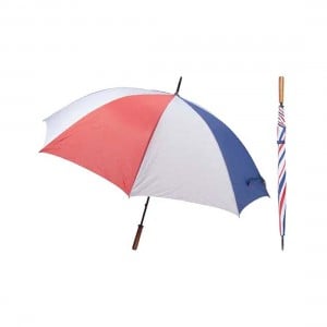 Shelta 30in Double Rib Wood Handle Golf Umbrella