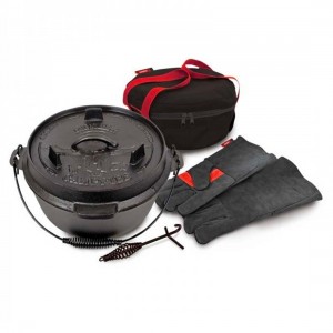 Campfire Pioneer Duo Lid Cast Iron Duo Camp Oven Set