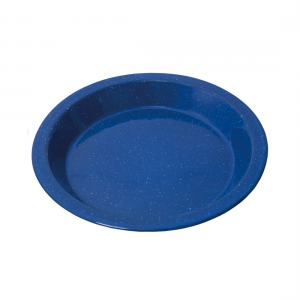 Campfire Enamel Flat Plate 27cm Navy