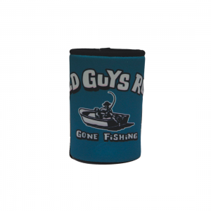 Old Guys Rule Gone Fishing Stubby Cooler