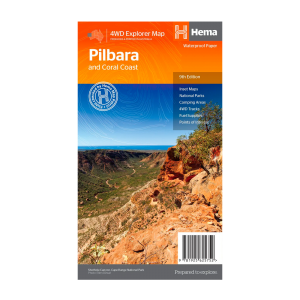 Hema Pilbara & Coral Coast Map