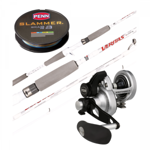 Penn Fathom II Reel & Veritas 4 Snapper Jigging Combo