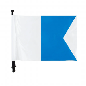 Ocean Hunter Flag & Pole for Inflatable Float