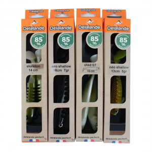 Delalande Soft Plastic Lures - 4 Pack (Reverse Auction)