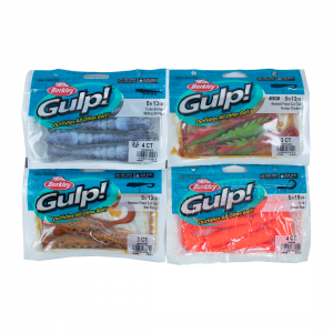 Berkley Gulp Soft Plastic Lures - 4 Pack (Reverse Auction)