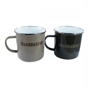 Shimano 2pc Collectible Enamel Mugs