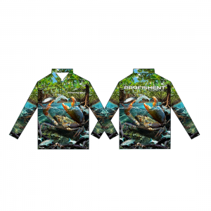 Profishent Sublimated Mud Crab Fishing Shirt