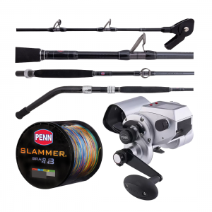 Penn Fathom & Fathom Deep Drop Electric Combo + Slammer Braid