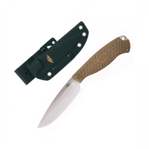 Honey Badger Outfitter Plain Fixed Blade w/Tactical Two-Way Kydex Sheath