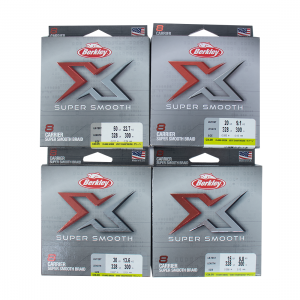 Berkley X Super Smooth 8 Carrier Braid - 4 Pack (Reverse Auction)