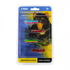 Wigstons Tasmanian Devil Lure - 4 Pack
