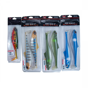 Digital Squad Fishing Shad Lures - 4 Pack - (Reverse Auction)