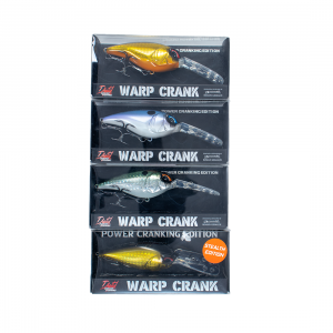 Digital Squad Fishing Warp Crank Stealth Lure - 4 Pack - (Reverse Auction)